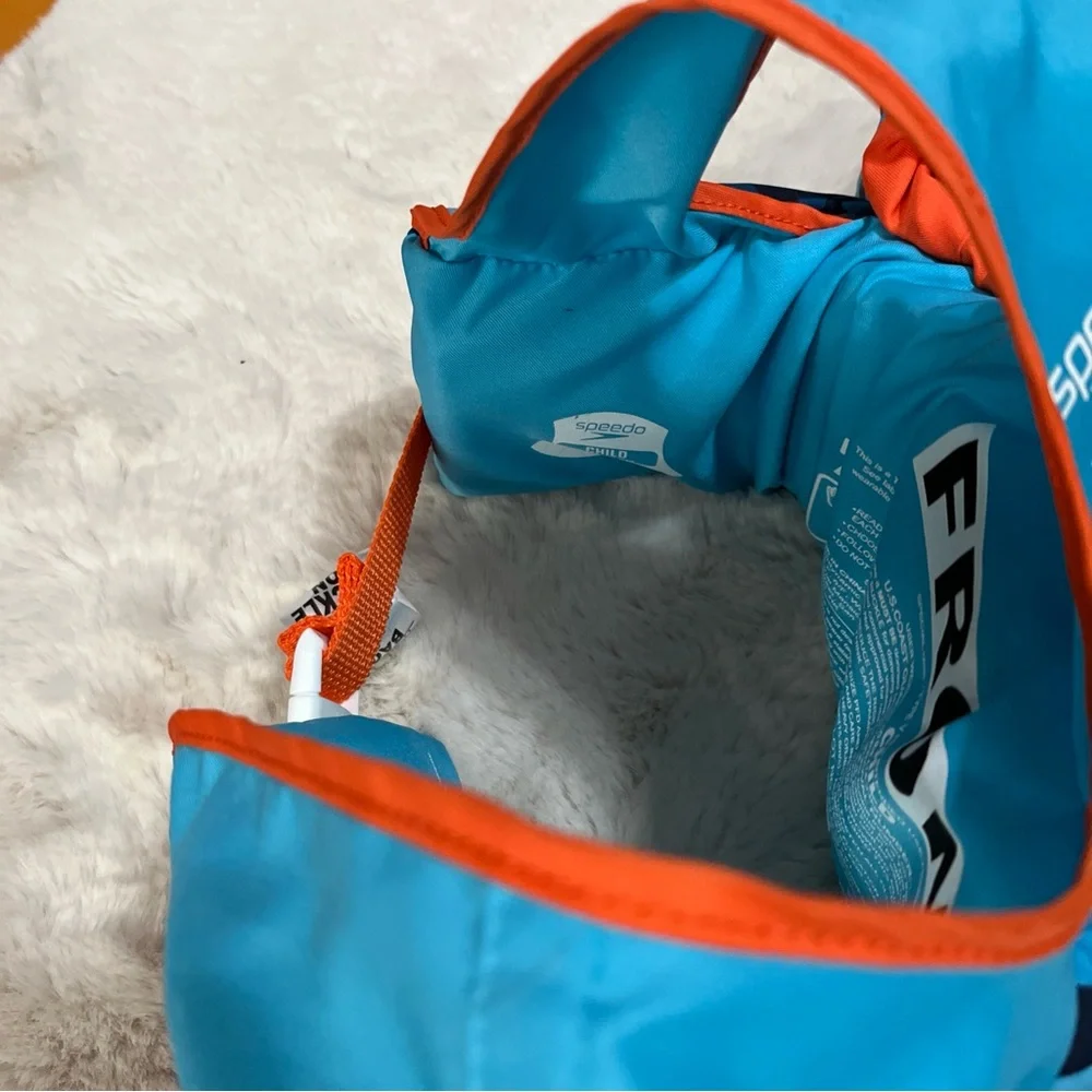 Speedo Kids Swim Vest -‎ Blue and Orange